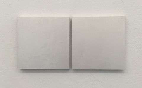 Iridescent pearl diptych (Cornwall), 2018