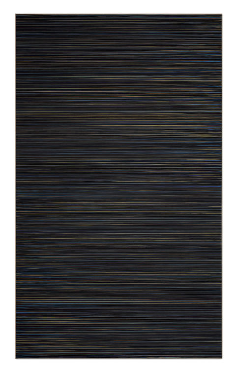 o.T. (Black Gold Blue), 2019