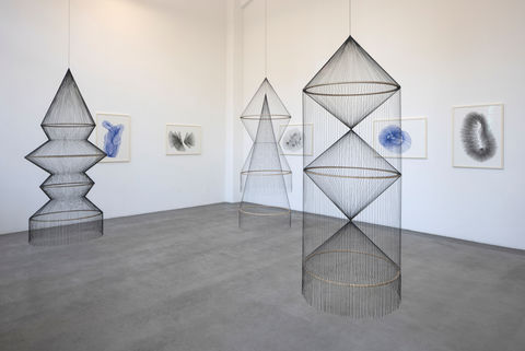 Exhibition view Constanze Vogt - Drawings and Objects